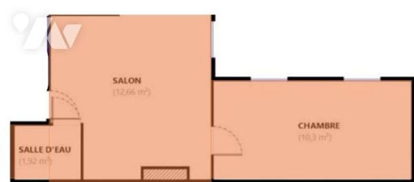 Appartement deux pièces, secteur Jules Joffrin