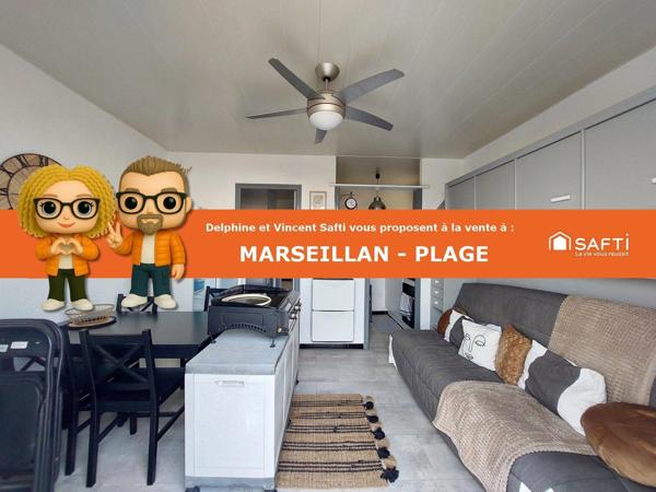 MARSEILLAN PLAGE - APPARTEMENT T2 - 34 M²
