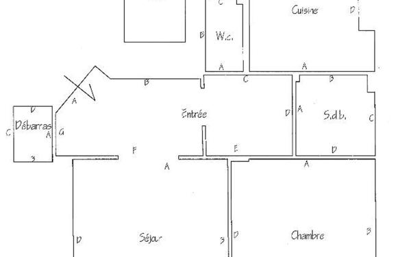 Appartement à louer    2 pièces • 44,72 m2 Issy-les-Moulineaux