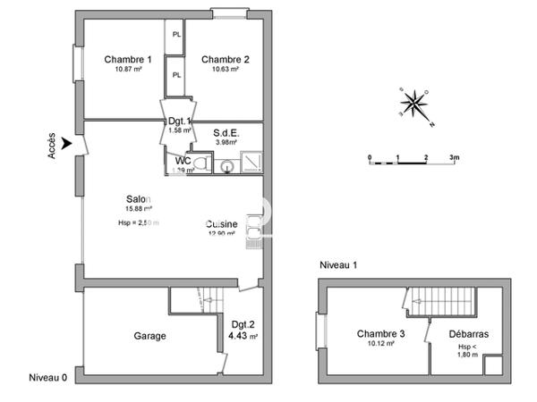 Location Maison 4 pièces 79.02 m² - 95 RUE DE L'ALOUETTE Aiffres 79230