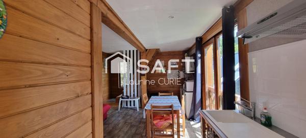 Maison 136m² avec dépendance de 50m², construction bois