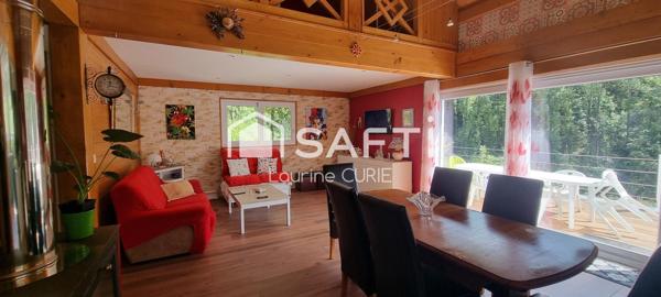 Maison 136m² avec dépendance de 50m², construction bois