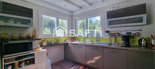 Maison 136m² avec dépendance de 50m², construction bois