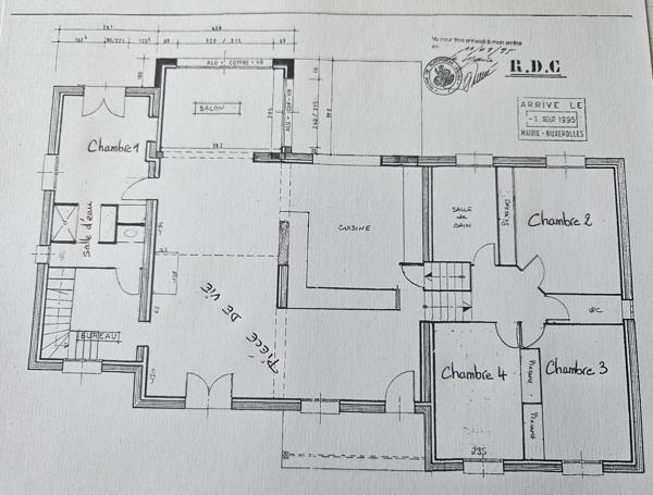 Maison à vendre 7 pièces, 180 m² BUXEROLLES (86), 5 chambres, 2 bureaux, piscine....