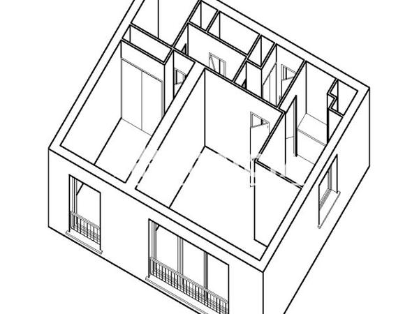 Location Appartement 2 pièces 49.71 m² - 76 RUE DE FLANDRE Lille 59000
