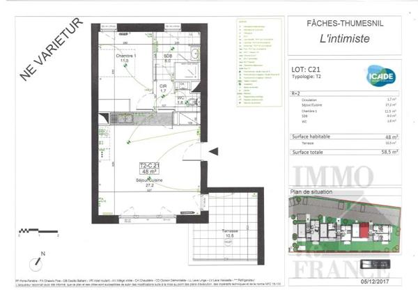 Appartement à louer à Faches-Thumesnil (59155)