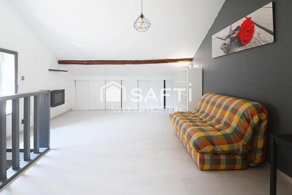 Maison rénovée de 110m2 hab avec 3 chambres, terrasse, jardin et garage