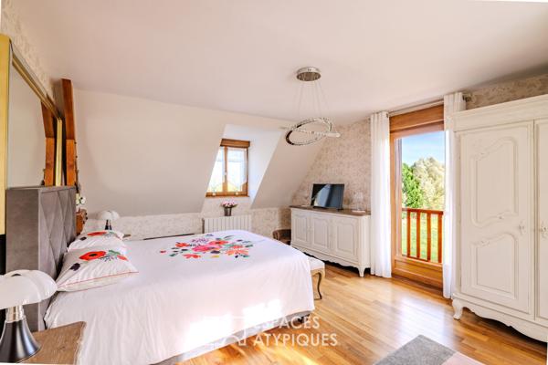 Maison normande contemporaine avec maison d’amis dans la vallée de l’Eure