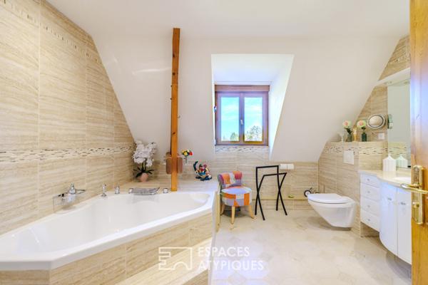 Maison normande contemporaine avec maison d’amis dans la vallée de l’Eure