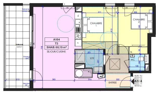 Appartement à vendre 