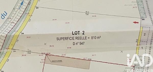 Terrain à vendre 810 m² Sorigny