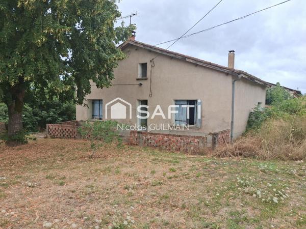 Maison à rénover de 159m² sur 1 hectare de terrain