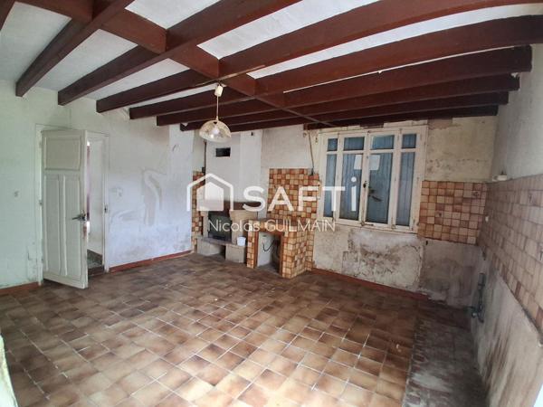 Maison à rénover de 159m² sur 1 hectare de terrain