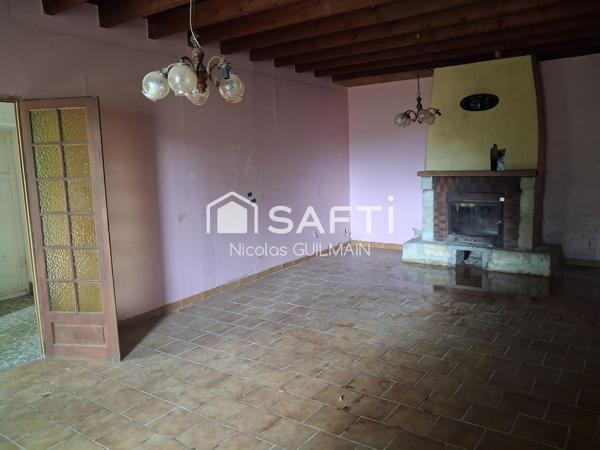 Maison à rénover de 159m² sur 1 hectare de terrain