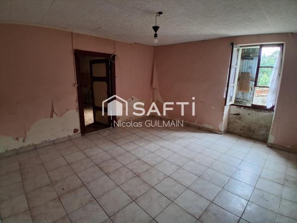 Maison à rénover de 159m² sur 1 hectare de terrain