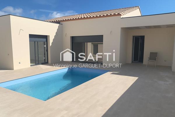 Villa neuve avec suite parentale et piscine