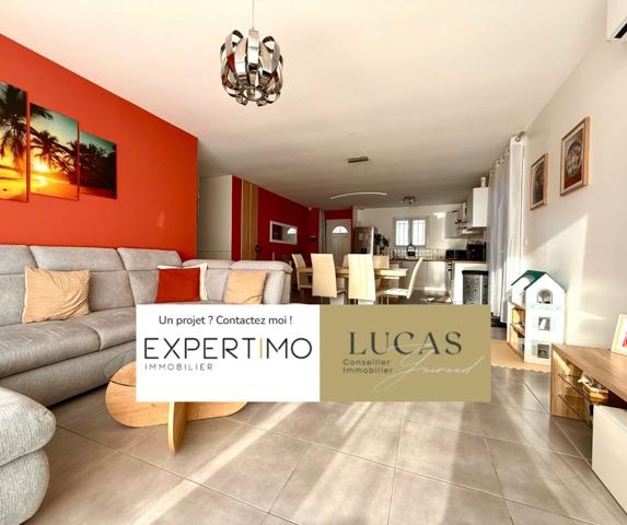 Florensac (34510) Villa contemporaine 3 Chambres, Piscine, DPE : A