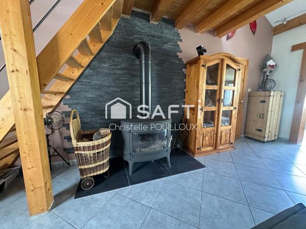 Maison plain pied rénovée, 3 chambres, jardin, garage