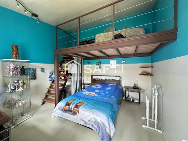 Maison plain pied rénovée, 3 chambres, jardin, garage