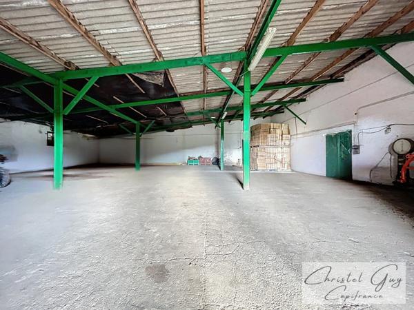 A vendre Vaas (72500), 10 minutes de Montval sur Loir, entre Tours et Le Mans – En campagne, ensemble immobilier comprenant un vaste entrepôt et une maison d'habitation