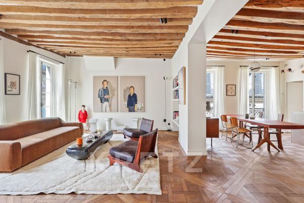 Appartement d'exception à l'angle de la rue du Bac et de la rue de Verneuil