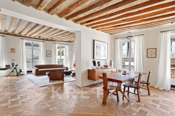 Appartement d'exception à l'angle de la rue du Bac et de la rue de Verneuil