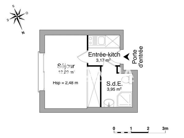Location Studio 19.41 m² - 27 RUE MAXIME DUMOULIN Poitiers 86000