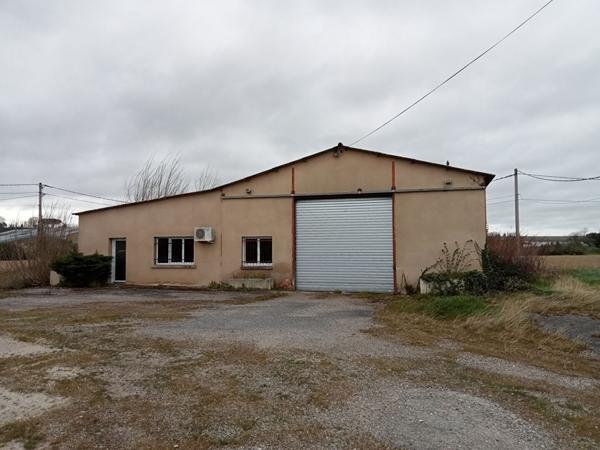 SAVERDUN : IDEAL PROJET PROFESSIONNEL, ENSEMBLE IMMOBILIER A VENDRE AVEC HANGAR, LOGEMENT ET LOCAL
