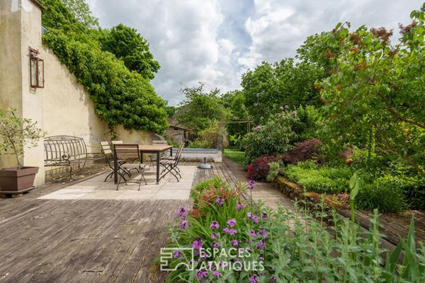 Maison de village et sa verrière