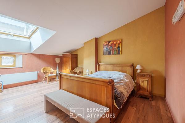 Maison de village et sa verrière