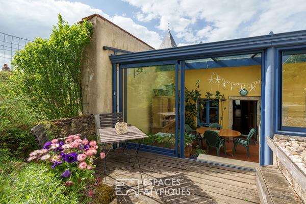 Maison de village et sa verrière