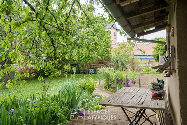 Maison de village et sa verrière