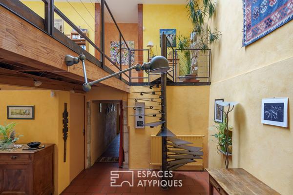 Maison de village et sa verrière