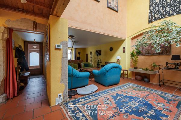 Maison de village et sa verrière