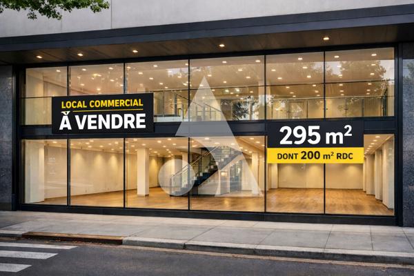 Local commercial 3 pièces 295 m2