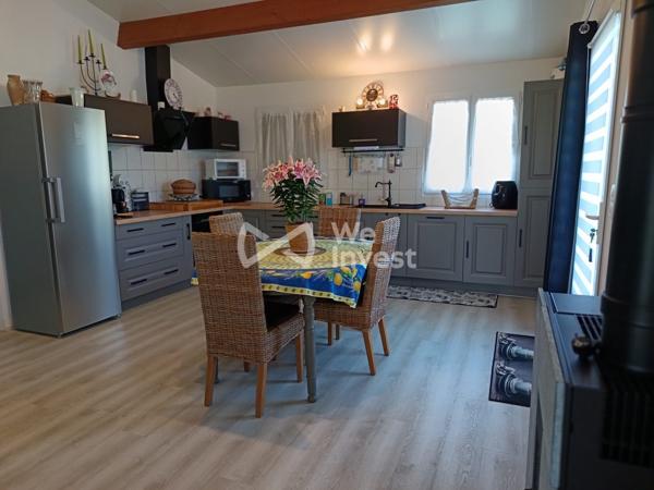 Maison de plain-pied à vendre à Brossac – Sud Charente  À deux pas du lac – Exposition plein sud