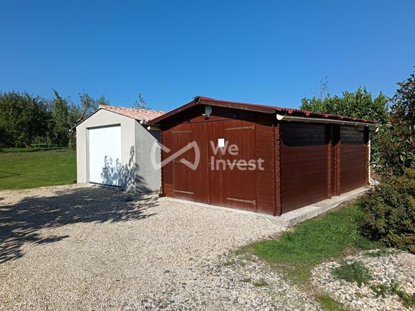 Maison de plain-pied à vendre à Brossac – Sud Charente  À deux pas du lac – Exposition plein sud