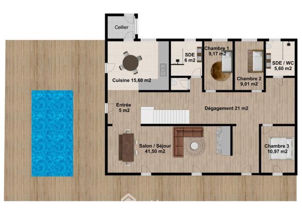 Maison 184 m² à Chasseneuil-du-Poitou 86360