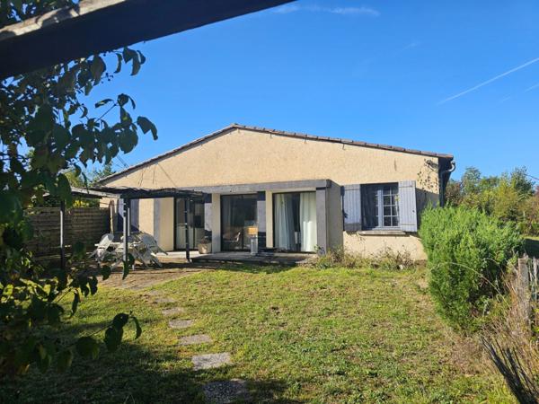 24560 - COLOMBIER – T2 + T3 – TRÈS GRANDE PIÈCE DE VIE - TERRAIN DE +4500 m² – CALME – AUCUN VIS-À-VIS – POMPE À CHALEUR ET BALLON THERMODYNAMIQUE 2024