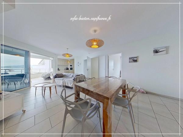 Vue mer imprenable et plage à pied – Appartement T3 de standing de 70 m² (85,89m2) à l’Anse Mitan - LES TROIS ILETS (972)