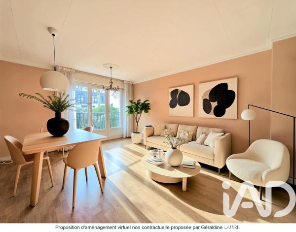 Appartement à vendre 3 pièces 63 m² Saint-Maur-des-Fossés