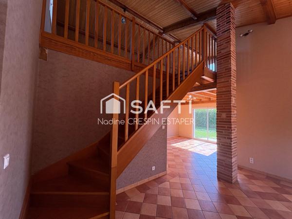 VILLEMADE (82) L’alliance parfaite du charme, du confort avec de beaux espaces lumineux !