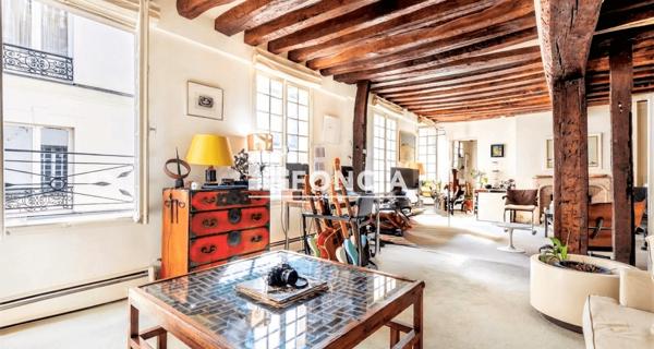 À vendre Appartement 6 pièces 113 m² - Paris 75004
