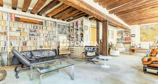À vendre Appartement 6 pièces 113 m² - Paris 75004