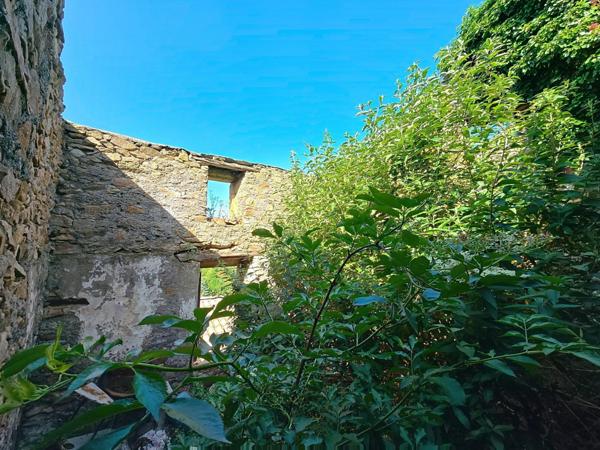 Graissessac – Ruine à réhabiliter avec terrain de 2 500 m² et vue dominante