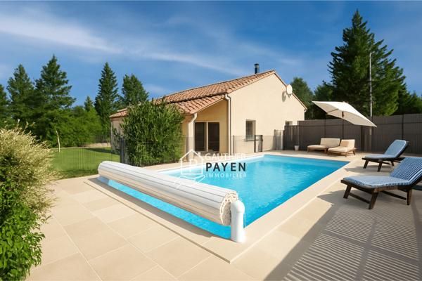 Villla de 150m² sur 1060m² de terrain clos et arboré