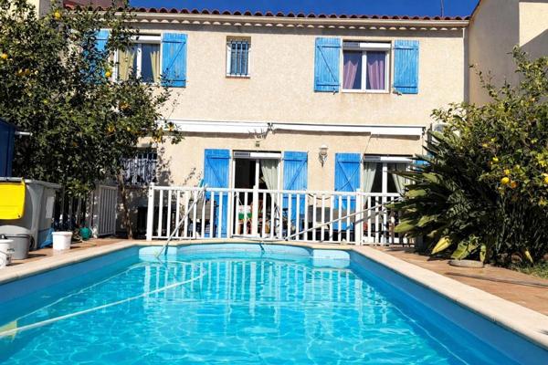 Maison familiale avec piscine  119 m² utiles