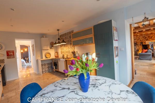 Maison à vendre proche de GORRON (53)maison en pierre 3 chambres sur terrain 730 m2