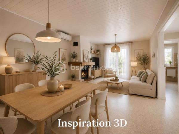 EXCLUSIVITÉ – Située dans un quartier résidentiel recherché de Sauvian, à proximité immédiate des commerces, écoles et commodités accessibles à pied, cette agréable maison familiale de 92 m² habitables est implantée sur une parcelle de 251 m².

Dès l'entrée, vous découvrirez une pièce de vie traversante, lumineuse et climatisée, composée d'un séjour-salle à manger agrémenté d'une cheminée, offrant un espace chaleureux et convivial.

La cuisine indépendante bénéficie d'un accès direct à l'extérieur, idéal pour profiter des repas en terrasse et des beaux jours.

Le rez-de-chaussée comprend également un bureau pouvant convenir au télétravail ou à une activité indépendante ainsi qu'une salle d'eau avec WC.

À l'étage, l'espace nuit propose trois chambres avec rangements, une seconde salle d'eau, un WC indépendant ainsi qu'un espace de stockage pratique.

À l'extérieur, la propriété dispose d'un agréable jardin d'accueil permettant le stationnement de plusieurs véhicules sur la parcelle.

À l'arrière, une terrasse carrelée prolonge les espaces de vie et s'accompagne d'un barbecue maçonné ainsi que d'un abri de rangement. Le terrain, facile d'entretien, offre un beau potentiel d'aménagement et peut accueillir une piscine.

Un puits et un système d'arrosage automatique complètent les prestations.

À seulement quelques minutes de Béziers et des plages méditerranéennes, cette maison fonctionnelle et bien entretenue constitue une belle opportunité pour une résidence principale ou secondaire.

Pour toute information complémentaire ou pour organiser une visite, contactez Fanny PAULE.