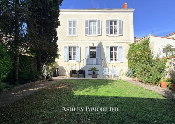 LA ROCHELLE – LA GENETTE – MAISON DE CARACTÈRE - 120 M² AVEC JARDIN